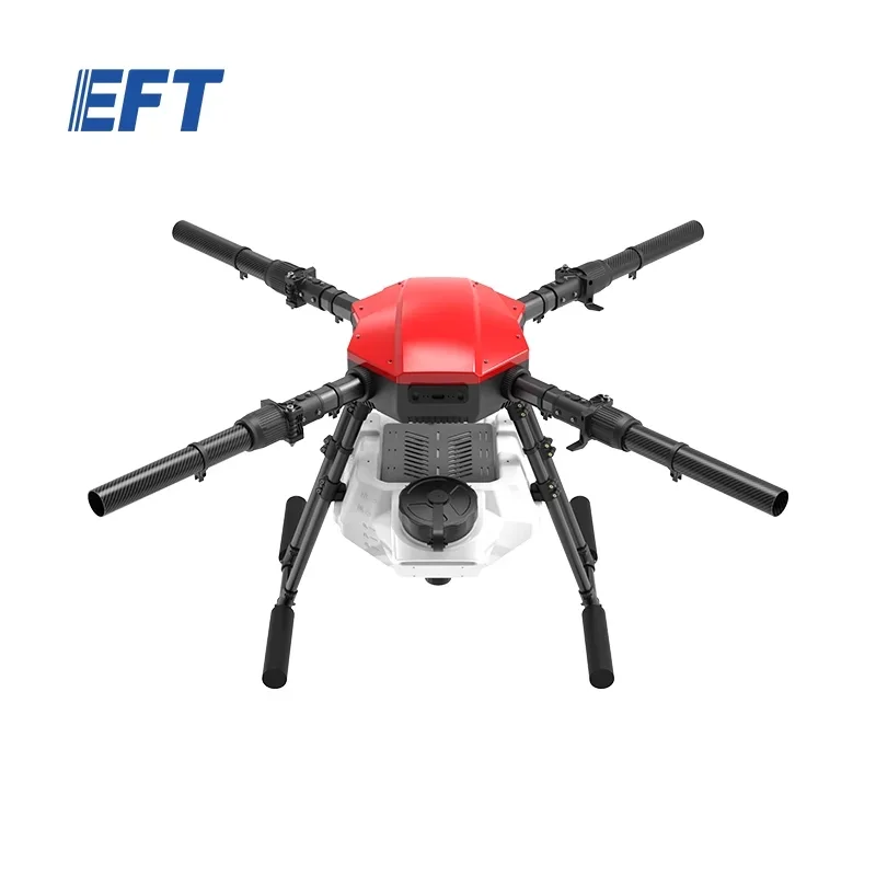 EFT E410P 10L10Kg upgraded version four-axis agricultural spray rack 1393mm wheelbase waterproof folding frame