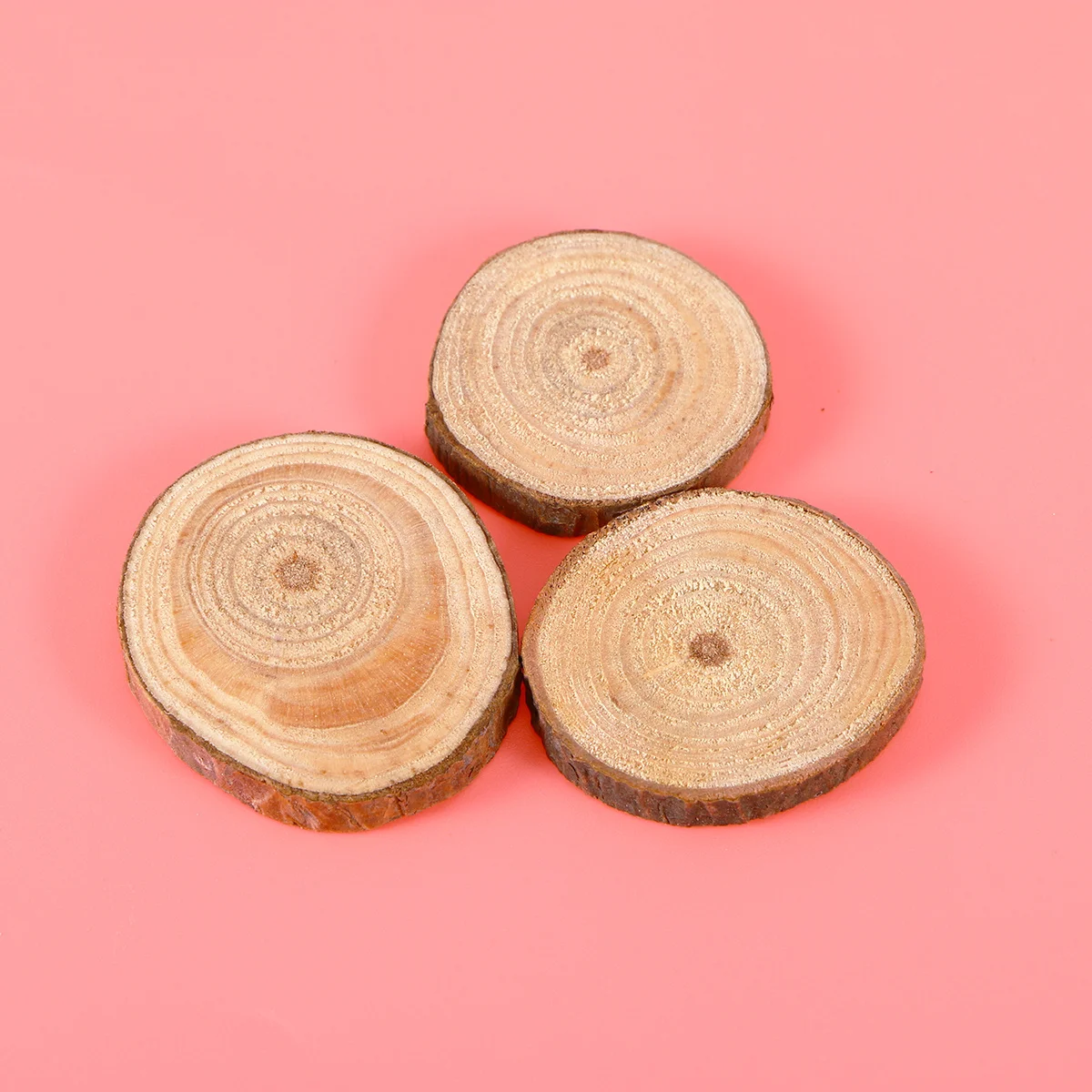 

30pcs 3-4Cm Rosewood Wood Slices Discs For Diy Diy Wood Slices Crafts Wedding Decorations Table Numbers Centerpieces