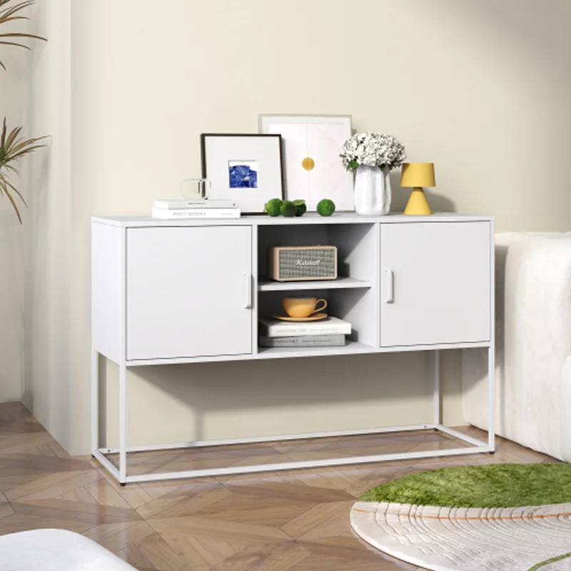 Modern Sideboard Buffet with Plenty of Storage Space - Anti-tilt mechanism, Elegant handles, Silent Magnetic closures