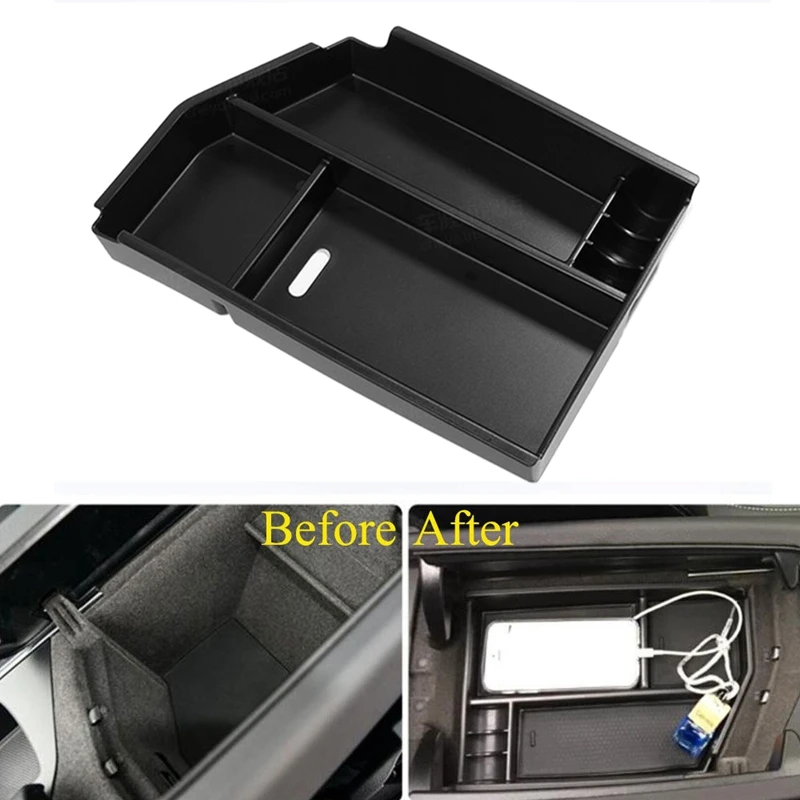 New-Centre Console Organizer Tray For Mercedes-Benz ML350 ML250 ML550 ML500 W166 2012-2015 Console Armrest Storage Box