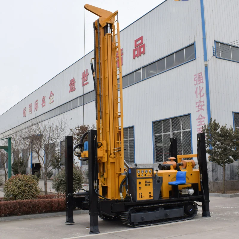 Water Bore Hole Drilling Machine 150m 200m Smalli Three Wheeled Mud Pumps Well Water Drilling Rig For United States