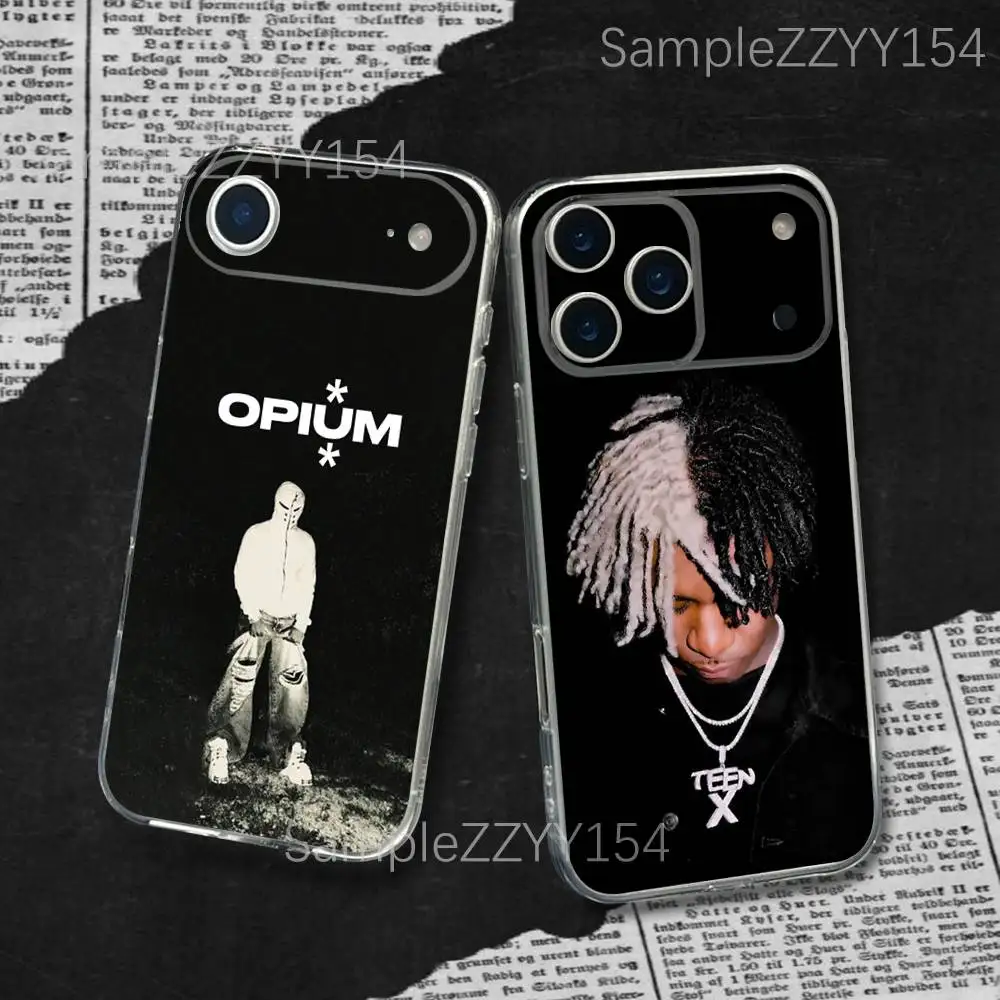 

K-Ken Carson A Great Chaos For iPhone 17,16,15,14,13,12,11 Plus,Pro,Max,XR,XS,X,7,8 Plus,SE,Mini Transparent Soft Phone Case