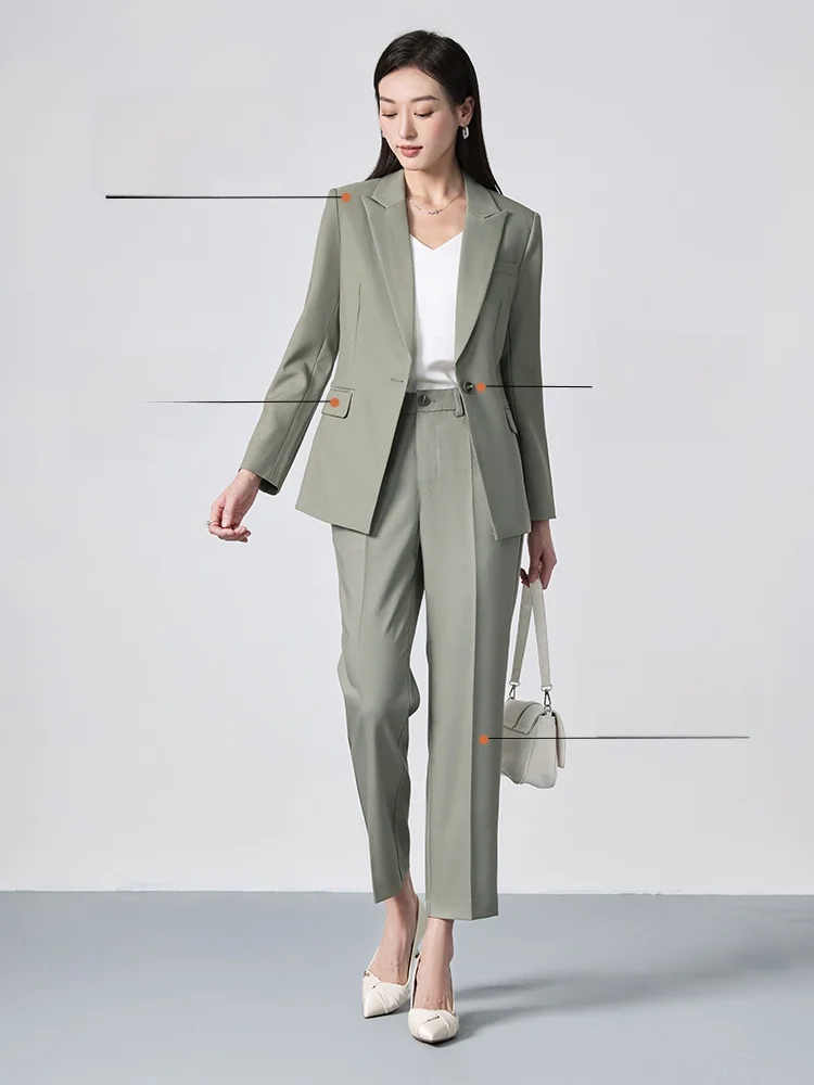 Bla Suit Jaet Dames 2024 Lente Herfst Nieuwe Professionele Formele High-End Woon-werkverkeer Interview Pak Set Ele Quali