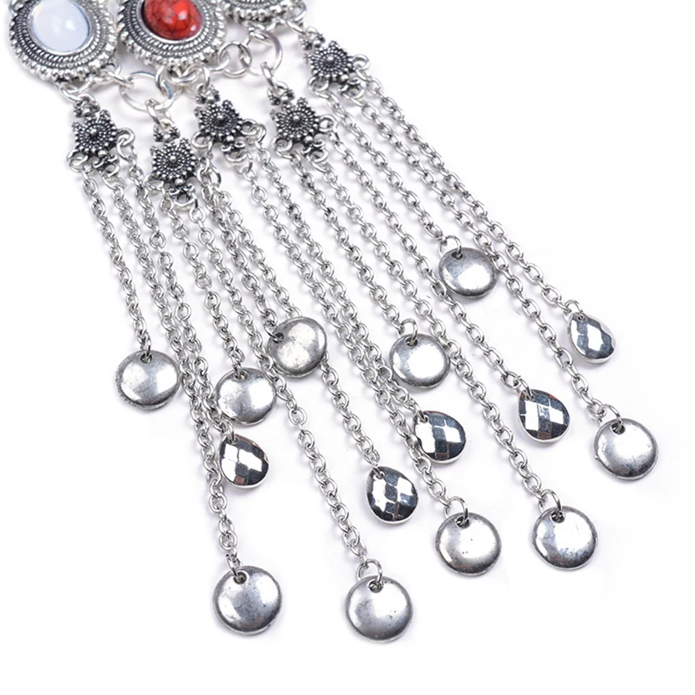 

Vintage Sweater Chain Ethnic Style Necklace Women Decoration The Circle Attractive Fashion Exquisite Coat