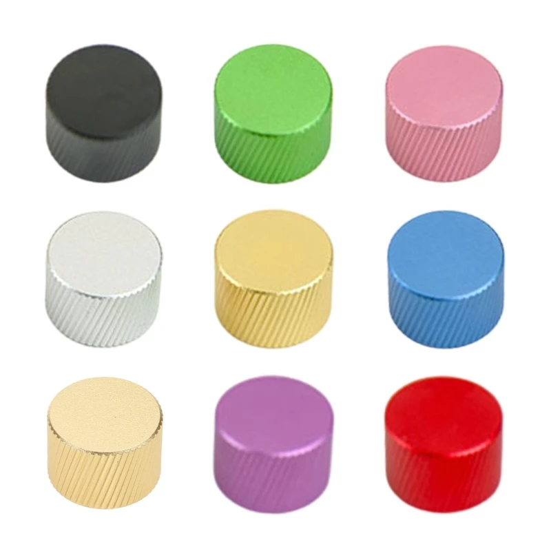 Rotary Knob Metal Knobs for Mechanical Keyboard, 16mm Diameter, Plum Blossom Knob Solid Build Rotary Knob Durability