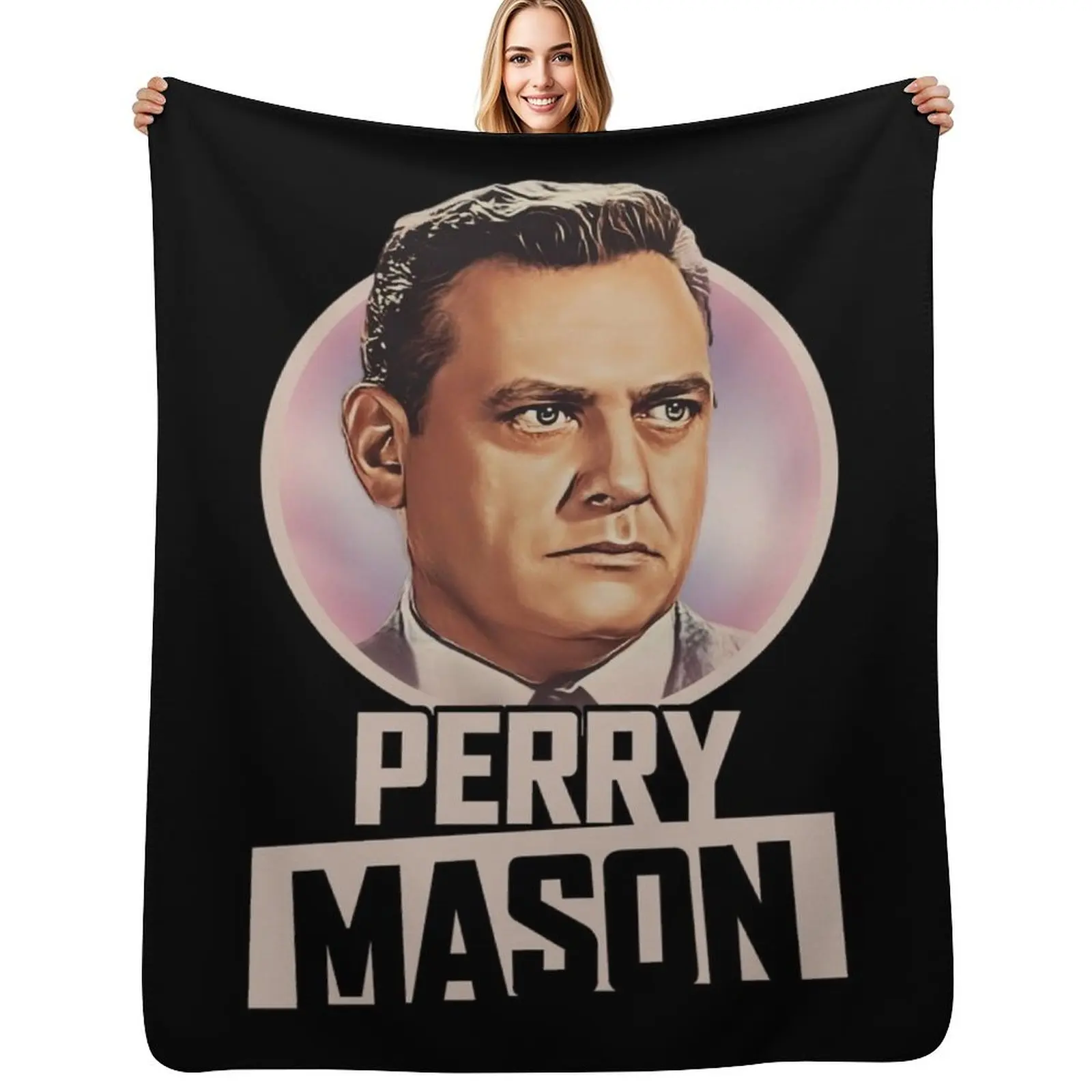 Perry Mason Throw Blanket Travel Plaid on the sofa Tourist christmas gifts warm for winter Bed Blankets