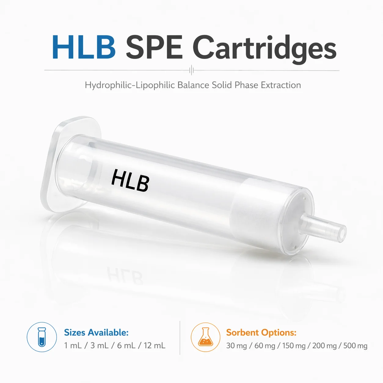 cartouche-hlb-spe-colonne-d'extraction-en-phase-solide-a-equilibre-hydrophile-lipohydrile-1-ml-3-ml-6-ml-12-ml-pour-la-preparation-d'echantillons