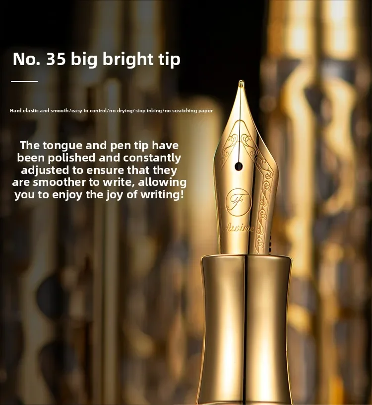 1 قطعة Asvine M169 الاكريليك بالقطارة قلم حبر هيكل عظمي معدني شفاف القلم ، الكبار الأعمال الراقية الهدايا هدايا العيد