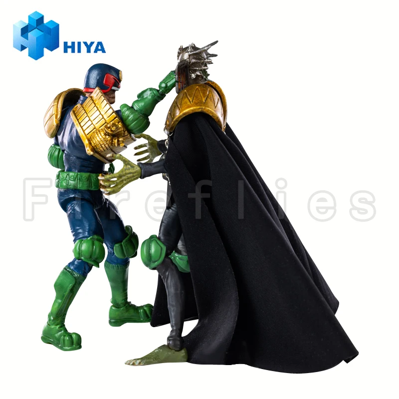 [Pre-Order]1/18 HIYA 4Inch Action Figure Exquisite Mini Series Judge Dredd Gaze Into The Fist of Dredd Anime Toy Free Shipping