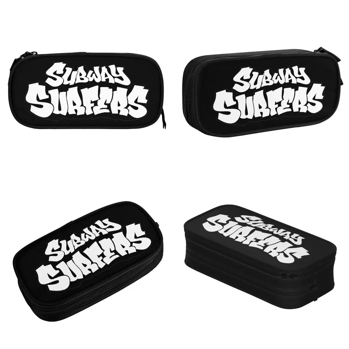 حافظة أقلام رصاص من Game Subway Surfers Parkour Sport Pencilcases حامل أقلام للفتيات والأولاد أكياس أقلام رصاص كبيرة أدوات مكتبية هدية