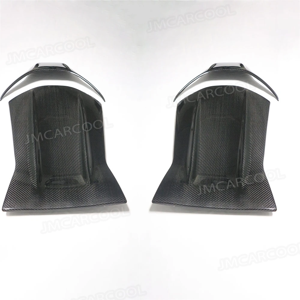 Dry Carbon Fiber Seat Back Cover Trim Decoration Stickers For Mercedes Benz A45 CLA45 GLA45 C63 For AMG C43 E63 2012-2018