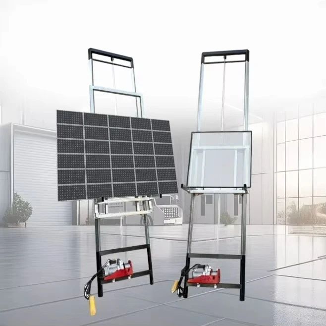 

Safety and Quickly Assemble Inst Solar Panel Lift Control Mobile Telescopic Folding Electric Photovoltaic Cable Ladder