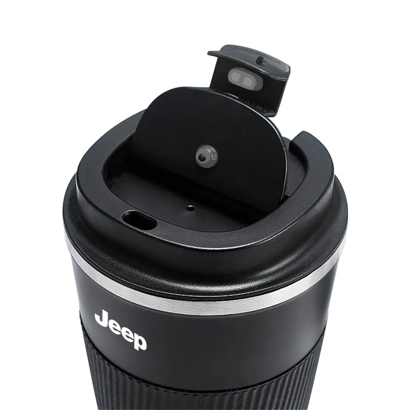 Mug stainless steel coffee cup hot mug Car Vacuum Flask Travel For Jeep Renegade Patriot Wrangler Cherokee Compass Renegade JK