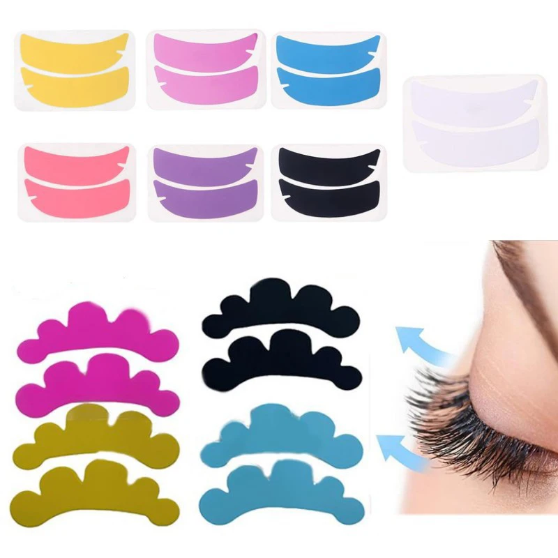 1 Pair Reusable Silicone Eye Pads For Eyelash Extension Under Eye Patch Eyelash Perm Anti-UV Eye Protect Pads