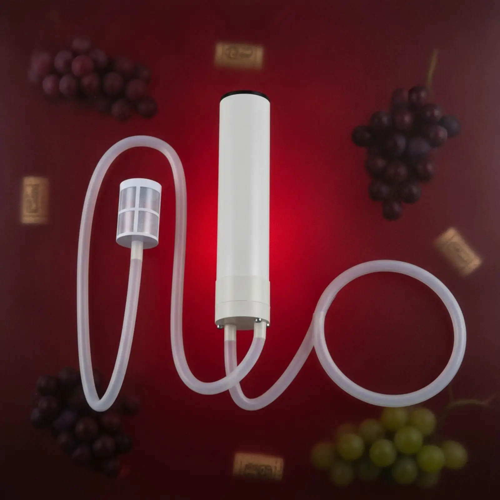 Portable Electric Liquor Pump Automatic Wine Dispenser Rechargeable Bar Pourer for Kitchen Dining Stainless Steel Silicone Tube