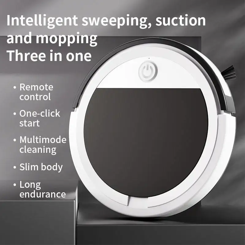 Household Robot Vacuum Cleaner Intelligent Automatic Floor Robot Sweeper Wet and Dry Robot Vacuum Cleaner