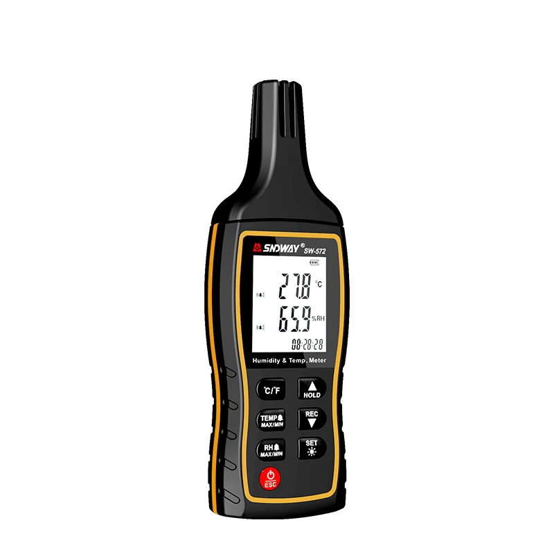 

HYGROMETER HIGH-PRECISION INDOOR AND OUTDOOR ELECTRONIC TEMPERATURE INDUSTRIAL HANDHELD DIGITAL HUMIDITY METER SW-572