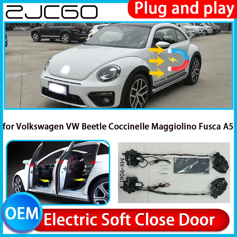 

for Volkswagen VW Beetle Coccinelle Maggiolino Fusca Auto Pull Soft Close Kit Door Power Latch Electric Door Catch Soft Closing