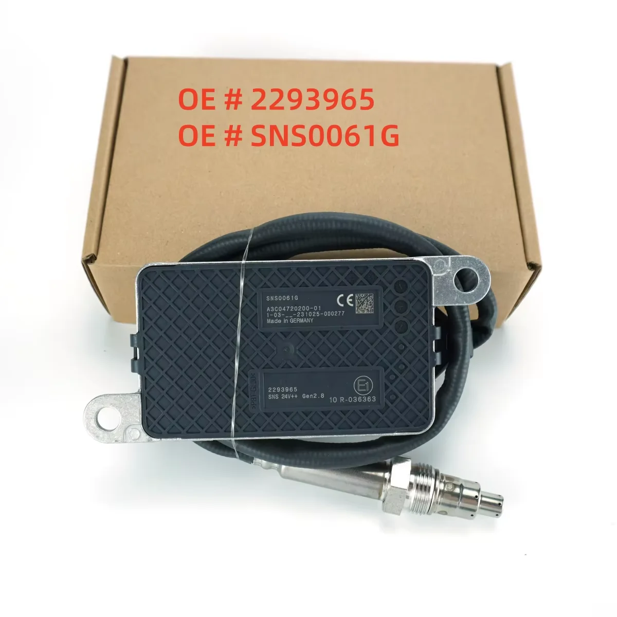 High quality New 2293965 SNS0061G Nitrogen Oxygen NOx Sensor for DAF Cf Xf 13 Truck Euro