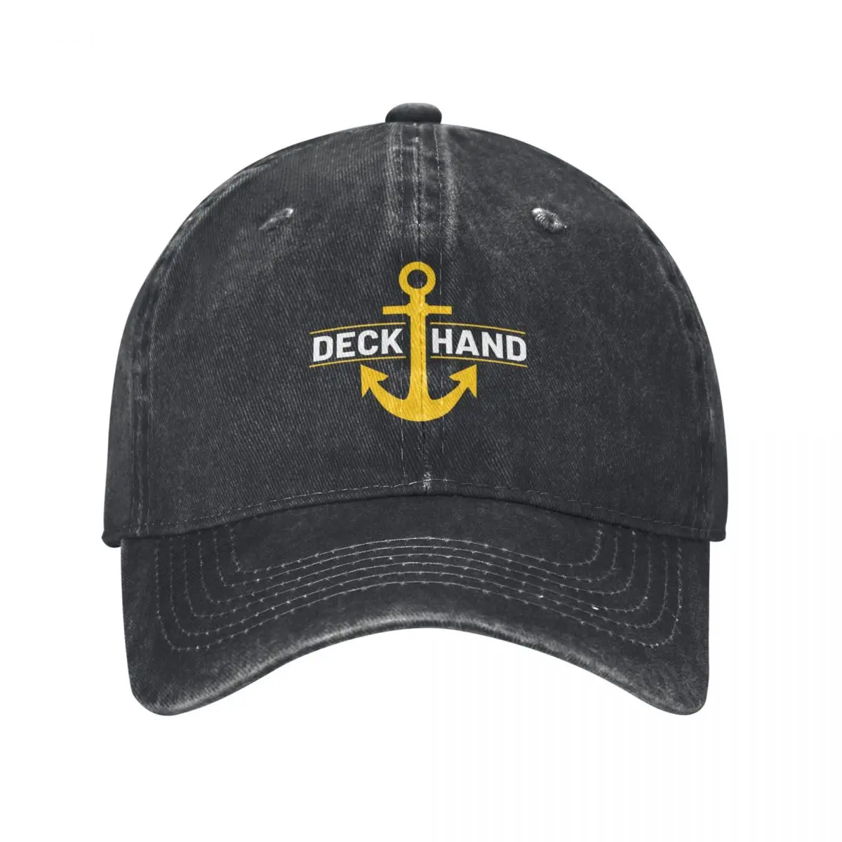 Deck Hand - Yacht Deck Crew Baseball Cap Brand Man cap Beach fishing hat funny hat Men's Baseball Women's