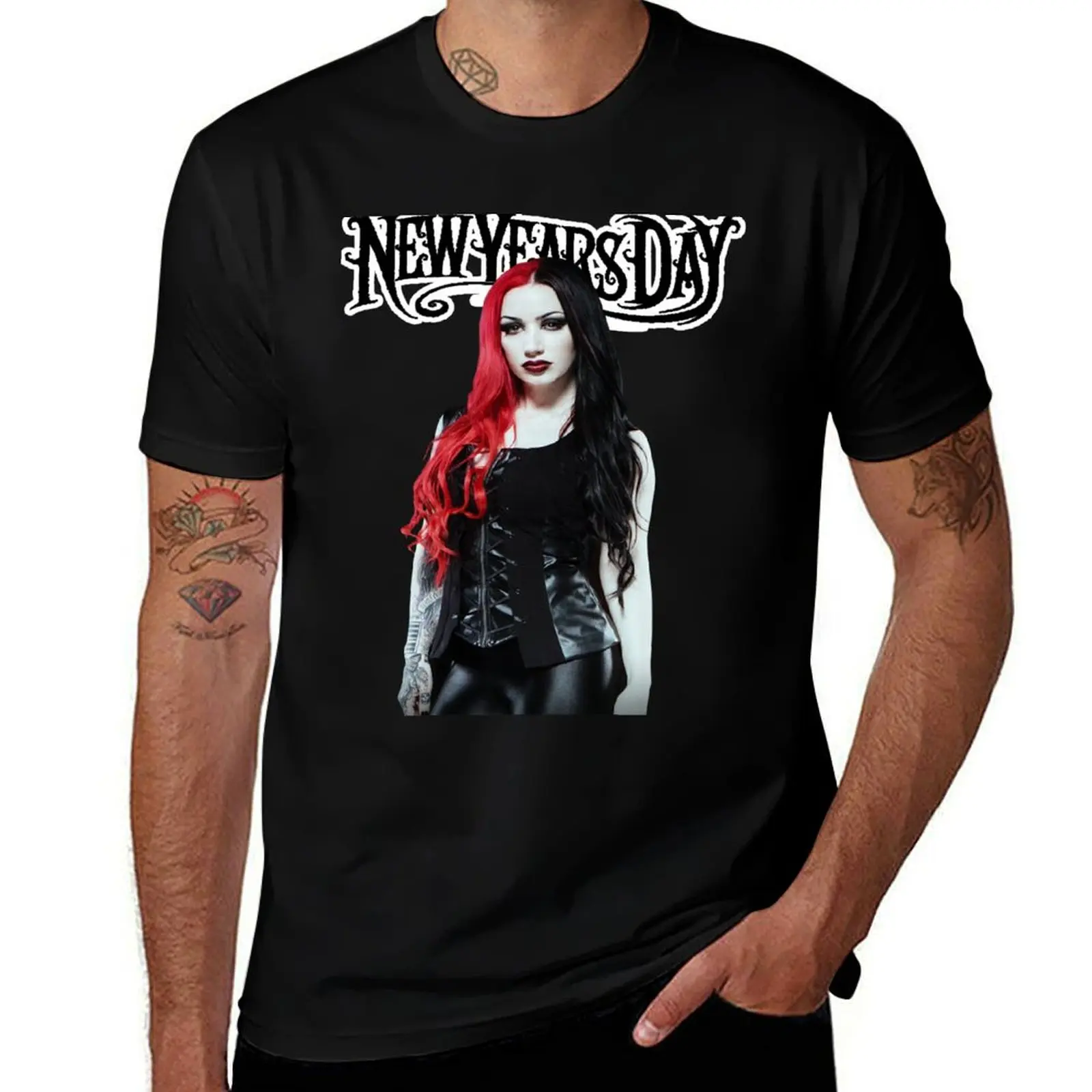 

Ashley Costello - New Years Day T-Shirt Stain Resistant Casual Tee