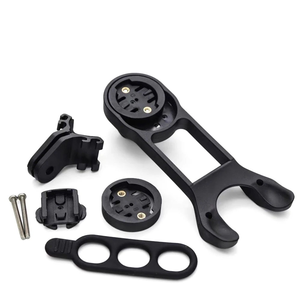 Adjustable Stopwatch Mount Bike Computer Holder Minimal Movement On Bumps Secure Computer Placement Streamlined Design
