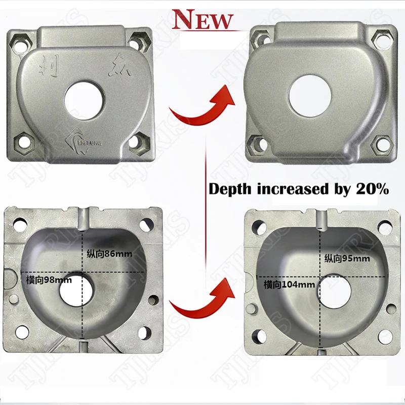 1pcs New High-Capacity Metal Valplast Flexible Flask Of Denture Injection System To Make Partial Dentures