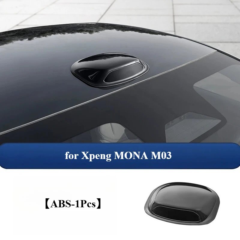 

For Xpeng MONA M03 Car Lidar Decorative Cover, Car Roof Imitation Radar Cover Stickers, ABS Exterior Modification Accessories