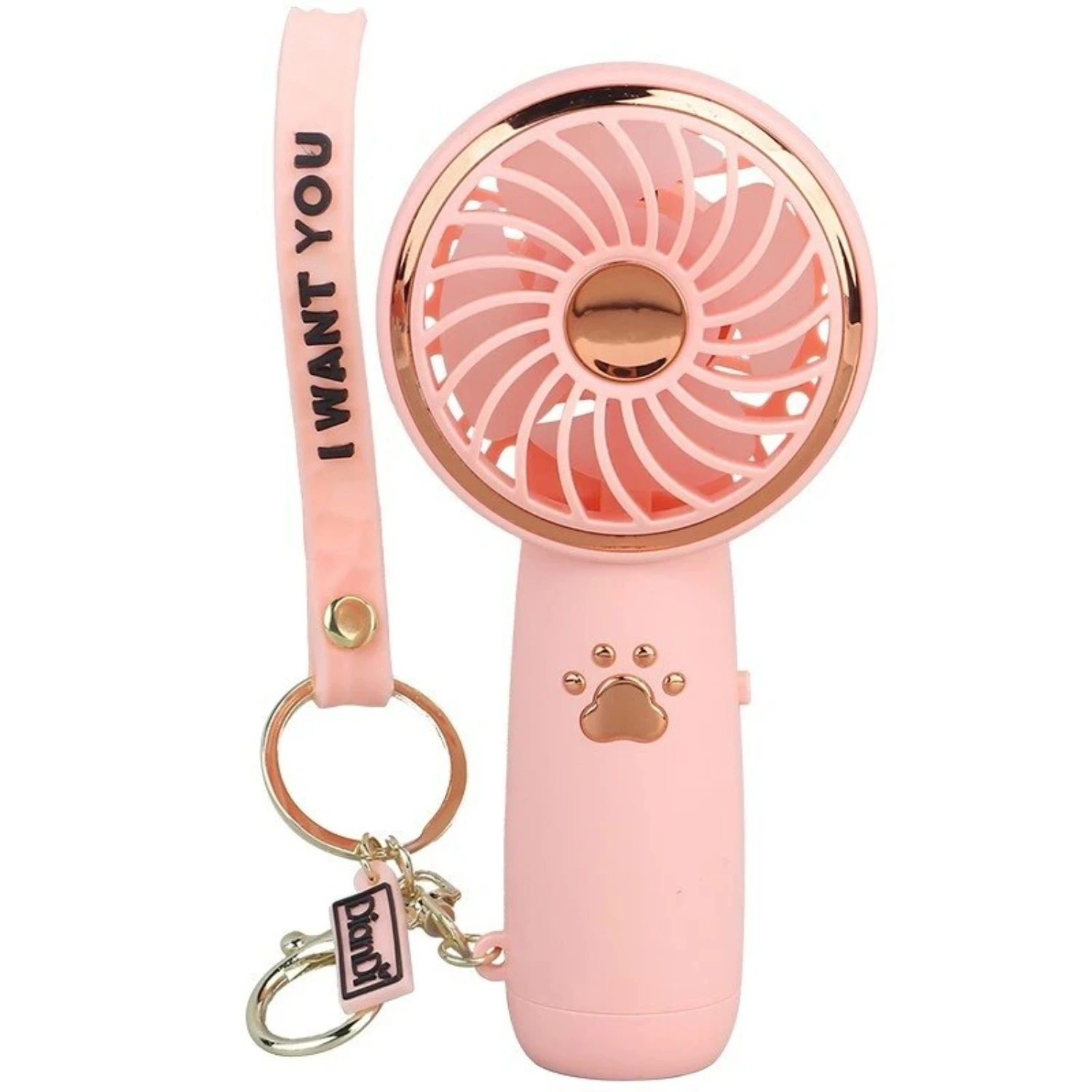 2024 sommer Mini Mini Fan Nette Cartoon Tragbare Lade USB Handheld Fan Student Outdoor Fan