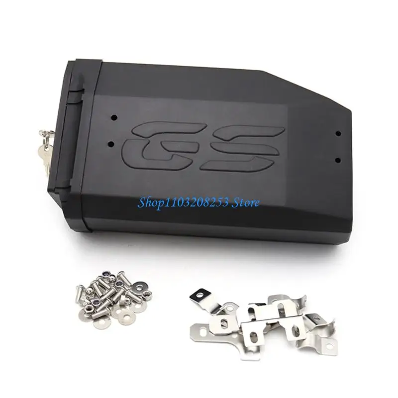 

R6FA Heavy Duty Large Capacity Waterproof Motorcycle Left Toolbox Anti Fall Plastic Storage Case for R1200GS R1250GS TKR502