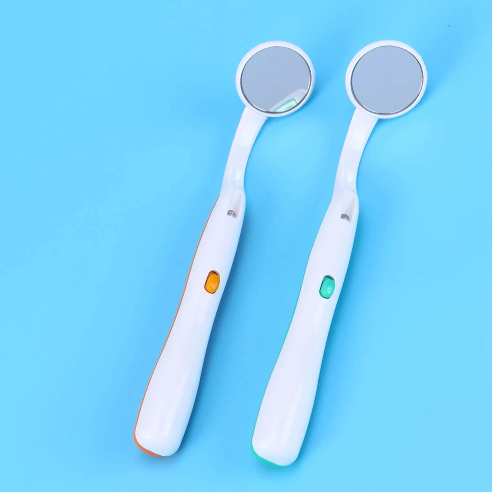 

LED Oral Mirror Mouth Speculum Dental Tool Plastic Stomatoscope Shine Inspection Light Teeth Cavities Tartar Calculus Children