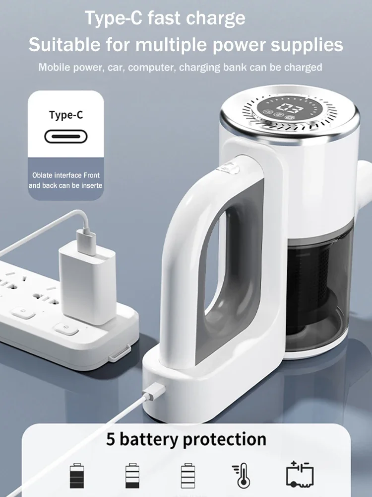 Wireless Handheld Vacuum Cleaner Cordless Handheld Vacuum Chargeable Auto Vacuumfor Home & Car & Pet Mini Vacuum Cleaner