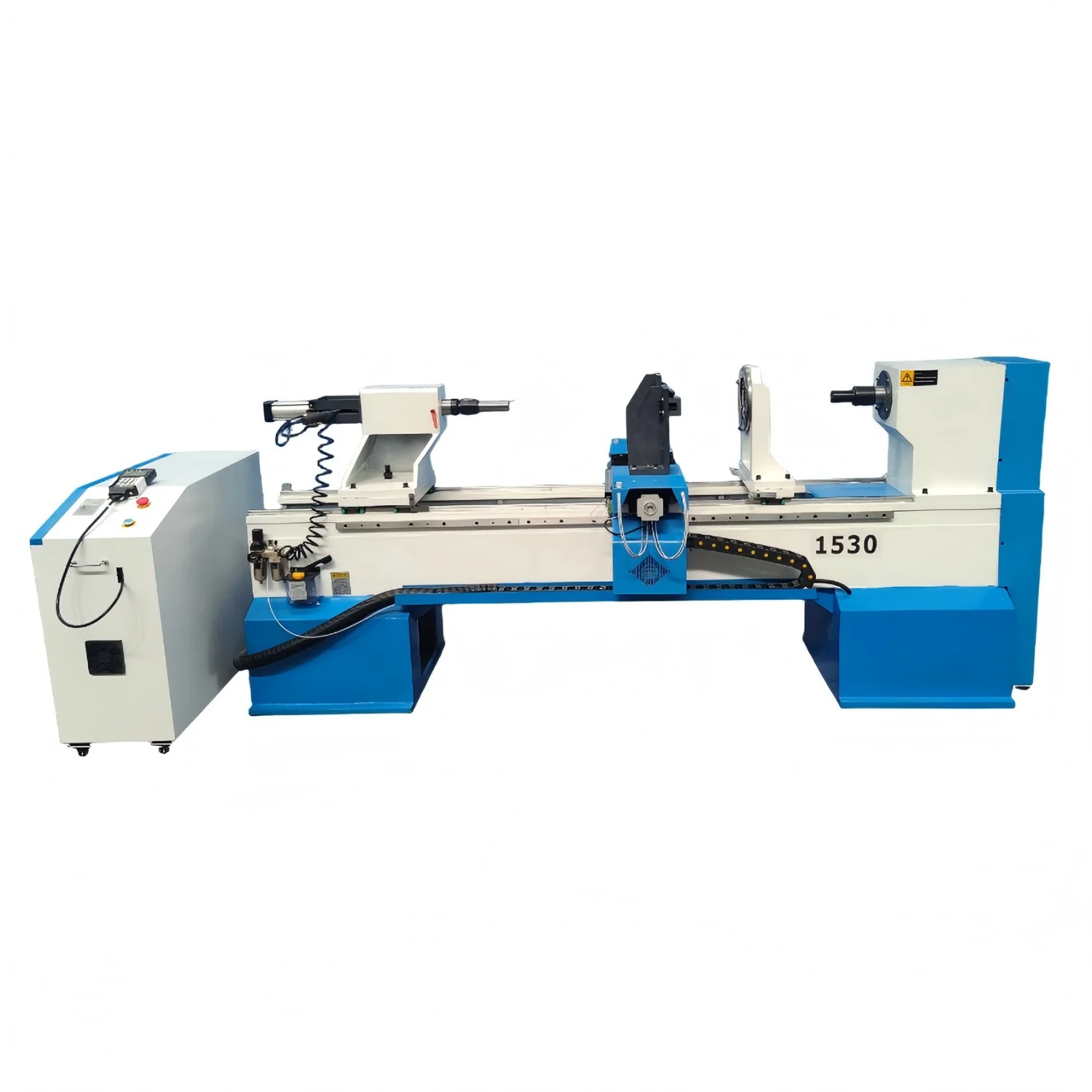Woodworking Machine 1530 Automatic Single-axis CNC Woodworking Lathe for Staircase Pillar Handrail Table Chair Leg Wood Lathe