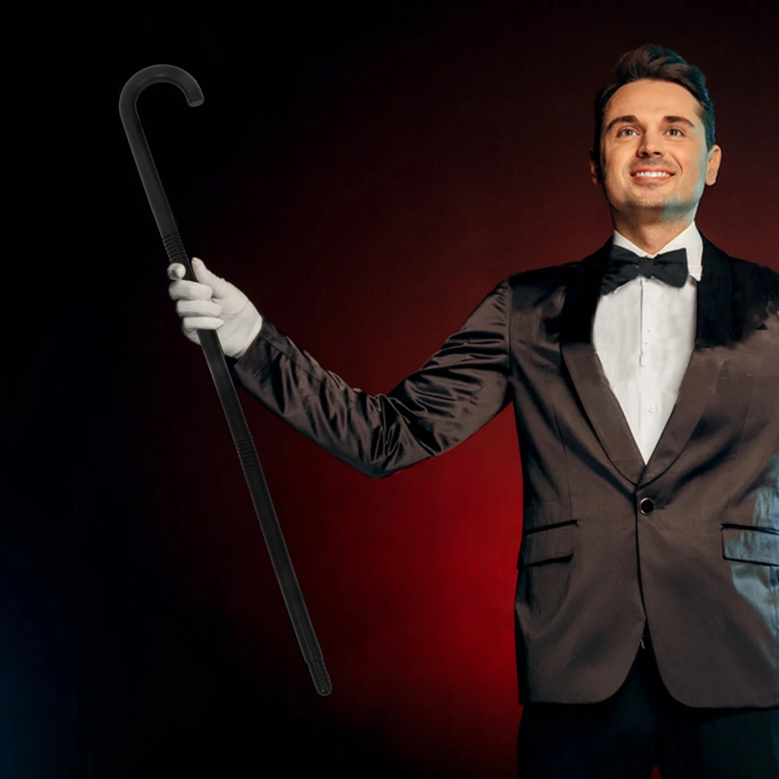 

2 шт., трость для косплея, волшебник, костыль, прочная трость для выступления на сцене, аксессуар для костюма на Хэллоуин, реквизит, светильник, портативный