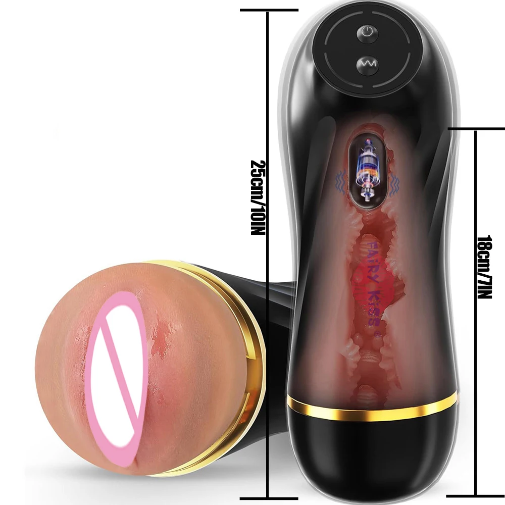 Male Masturbator Cup Sex Toys for Men Realistic Pocket Pussy Vibrator Adult Supplies Lifelike Vagina Texture Penis Stimulator