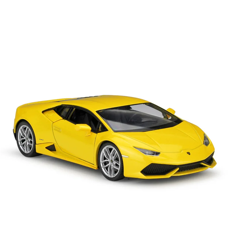 WELLY 1:24 Lamborghini Huracan LP610-4 Alloy Sports Car Model Diecasts Metal Race Car Model Collection Kids Toy Gifts B536