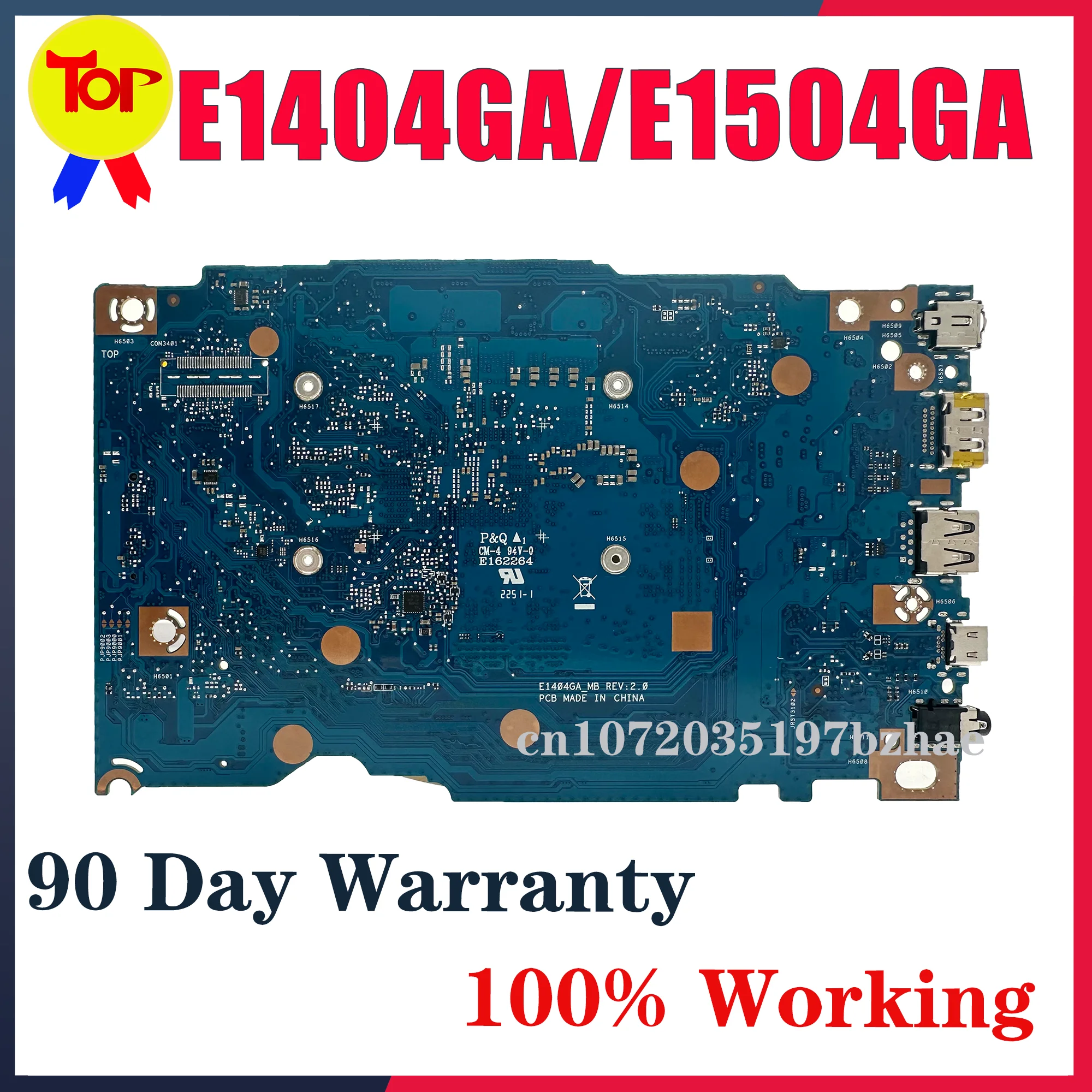 

E1404GA Материнская плата для ноутбука ASUS Vivobook Go 14 15 E1404G E1504G E1504GA Материнская плата для ноутбука с N200 4 ГБ ОЗУ 128 ГБ-SSD