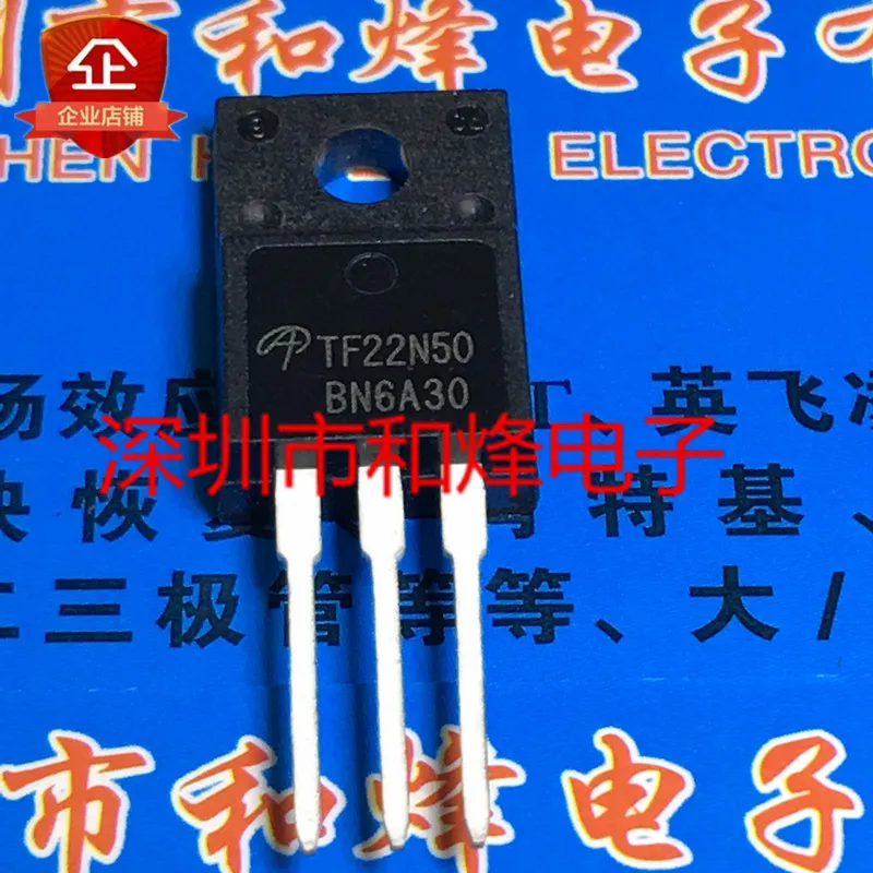 Free shipping  TF22N50 AOTF22N50  TO-220F 500V 22A    20PCS