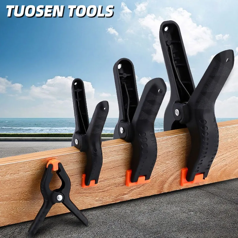 

Пружинные зажимы 3,5 дюйма, профессиональные пластиковые Пружинные зажимы, сверхмощные пластиковые зажимы для рукоделия и деревообработки, зажимы для фона