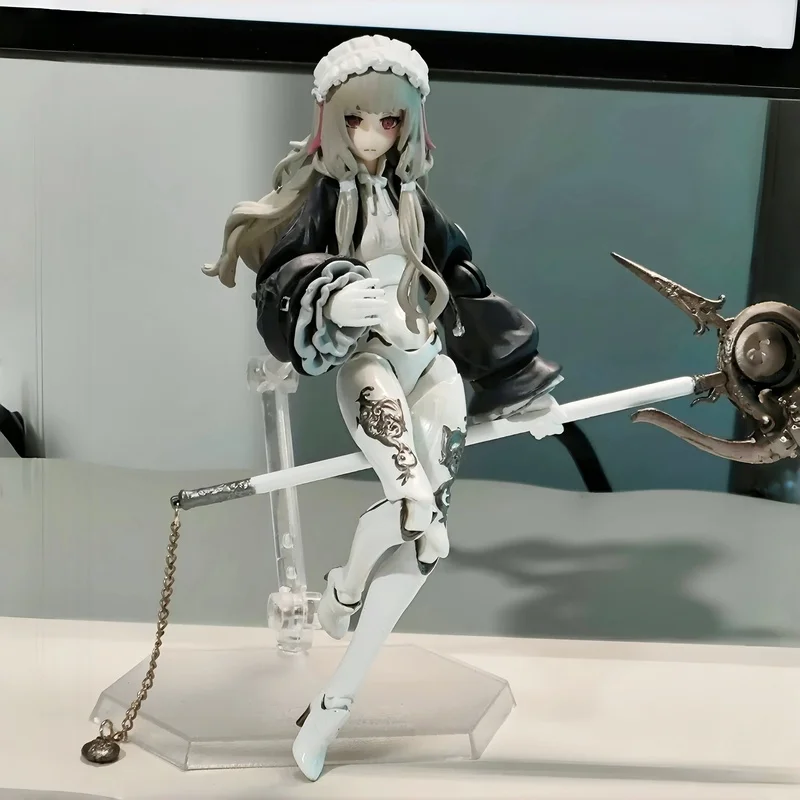 Anime Human Return Series Figma 591 Nh-01 Girl Joint Movable Figurine Model Desktop Ornament Decoration Collection Model Toy