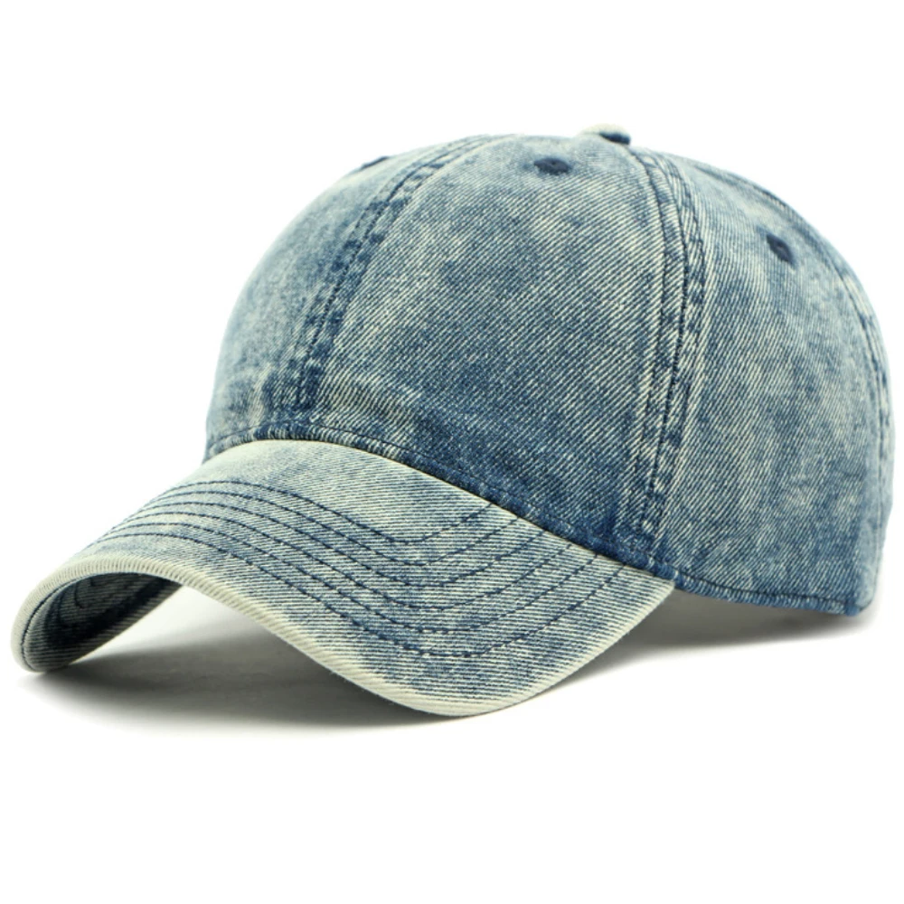 

HT4746 Baseball Cap Men Women Washed Cotton 6 Panels Baseball Hat Unisex Adjustable Snapback Cap Male Female Fashion Hip Hop Cap