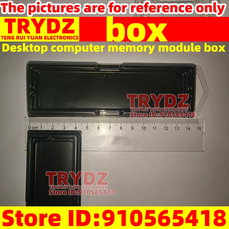 10-5pcs New Desktop memory module plastic box protective box packaging box anti drop, shockproof, dustproof and anti-oxidation
