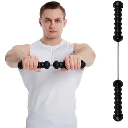 Chest Expander Arm Exerciser Chest Resistance Power Twister Bar Home Gym Arms Shoulders Biceps Triceps Muscles Strength Training