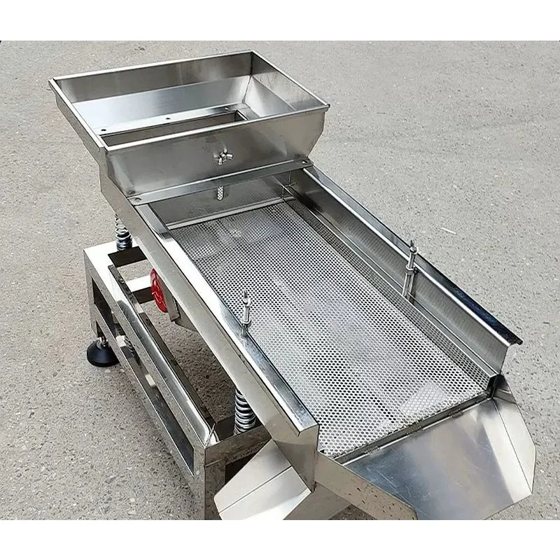 Small Linear Vibrating Sieve Machine Automatic Particle Separator Shaker for Powder Granule