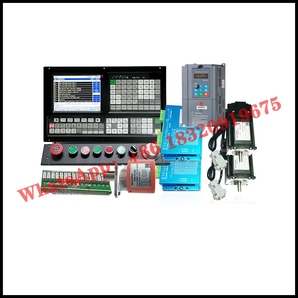 

Cyclmotion CNC Controller TAC2002TB 2AXIS CNC Lathe Control System Kit Hybrid Closed Loop Stepper and VFD Spindle Encoder Cable