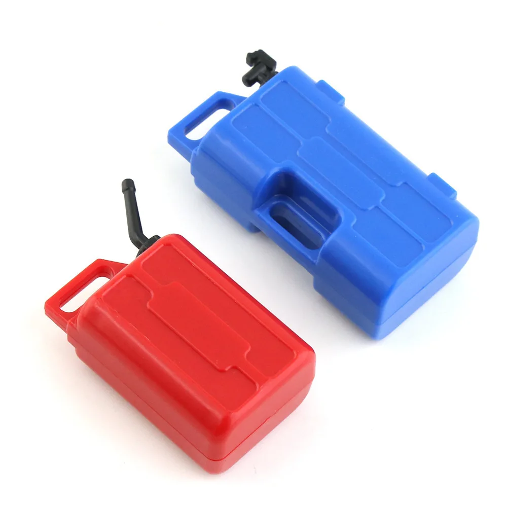 1 Set RC Car Mini Fuel Tank  & Water Jug Decoration Tools for 1/10 RC Rock Crawler Axial SCX10 Wraith TRX-4