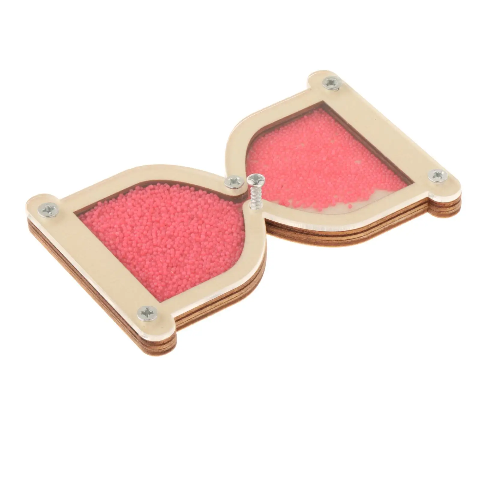 مجموعة ألعاب تعليمية خشبية مشغولة من الزجاج الرملي للأطفال من عمر 3 سنوات