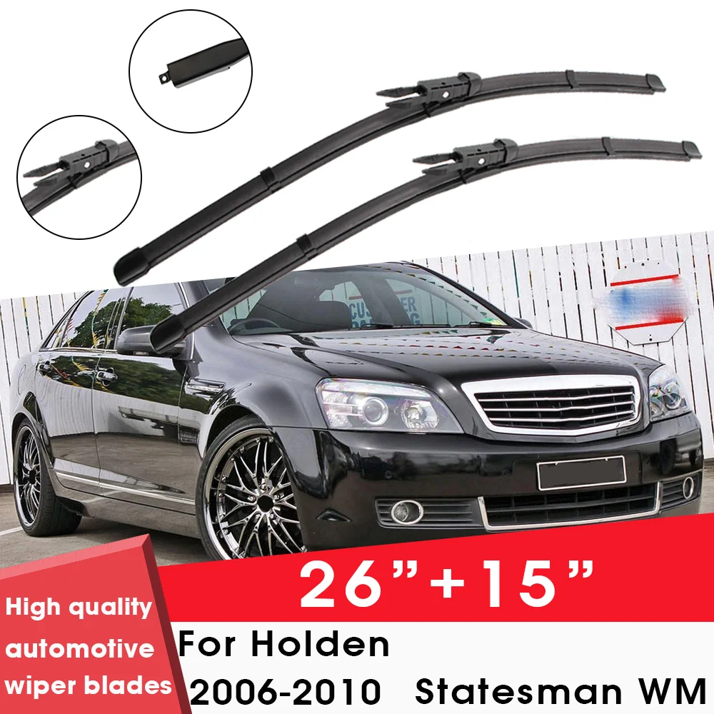 

BEMOST Car Wiper Blades Front Window Windshield Rubber Refill Wiper For Holden Statesman WM 2006-2010 26"+15" Car Accessories