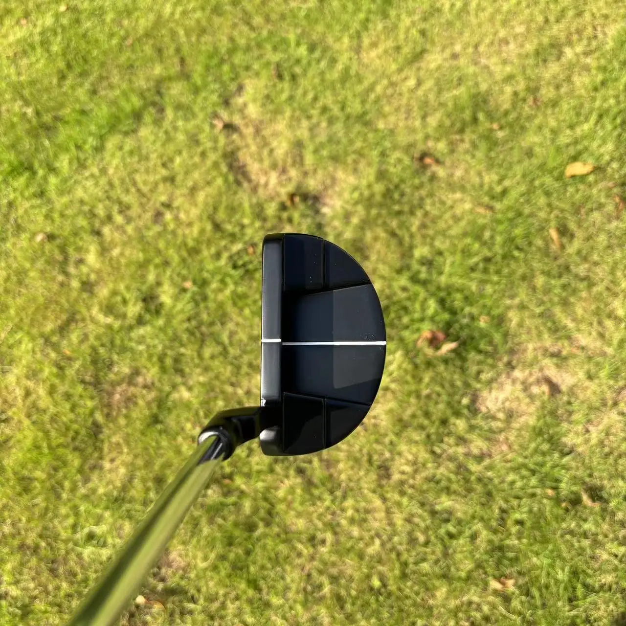 مضرب جولف PA-005 برأس زنك مزورة لليد اليمنى للرجال، 34/35 بوصة مع عمود فولاذي، قبضة مطاطية سوداء #4