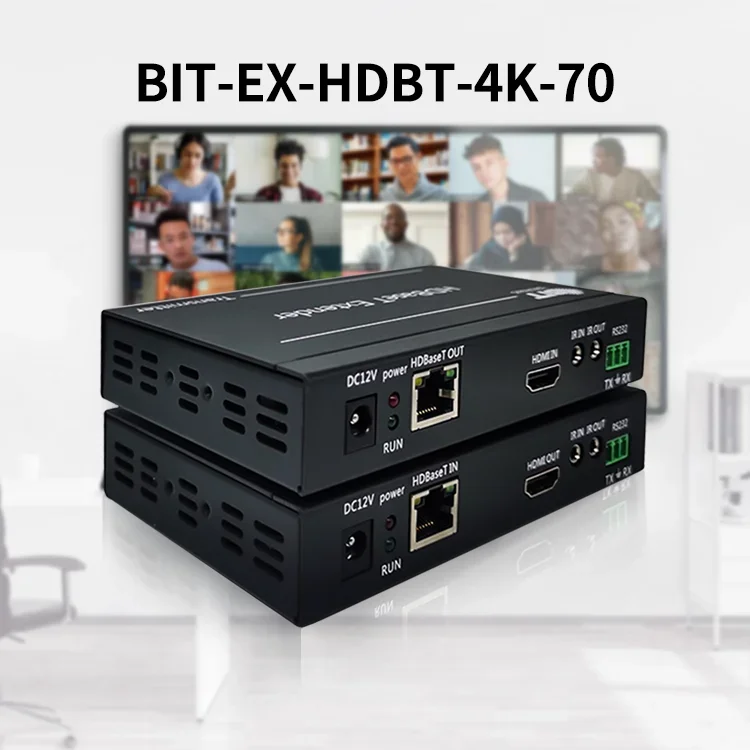 Hot Selling Audio 4K HDMI Extender Video Extender 70M HBT HDMI Extender